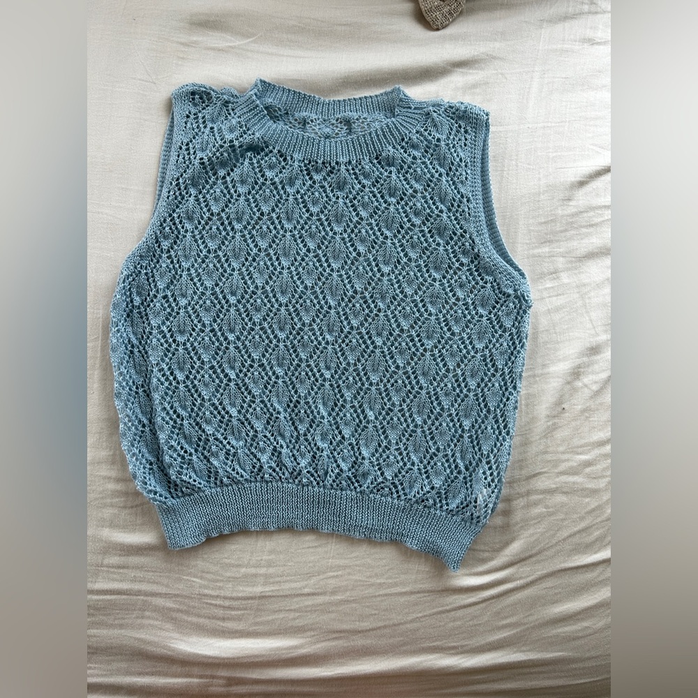 Baby Blue Sweater Vest